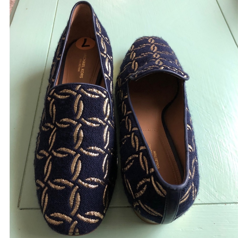 Michael Kors Navy Blue Loafer